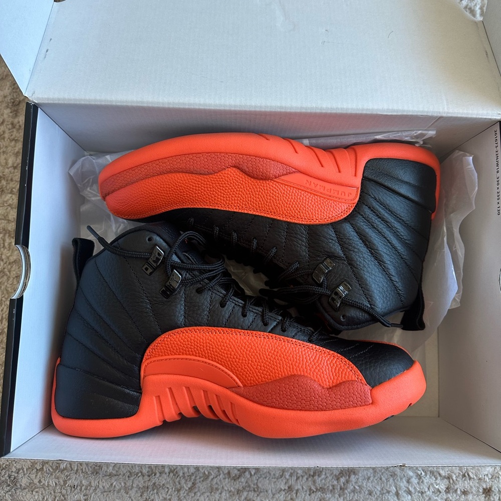 Jordan 12 Retro Orange & Black